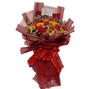 Ramo Girasol y Rosas