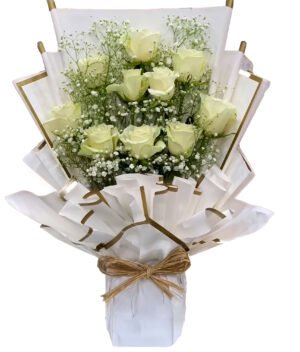 Ramo Rosas Beige